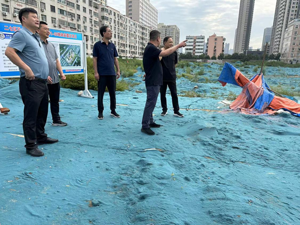 半岛网页版登入界面-半岛online(中国)党委委员、副总经理张岩到侯寨新镇区安置区调研项目建设工作